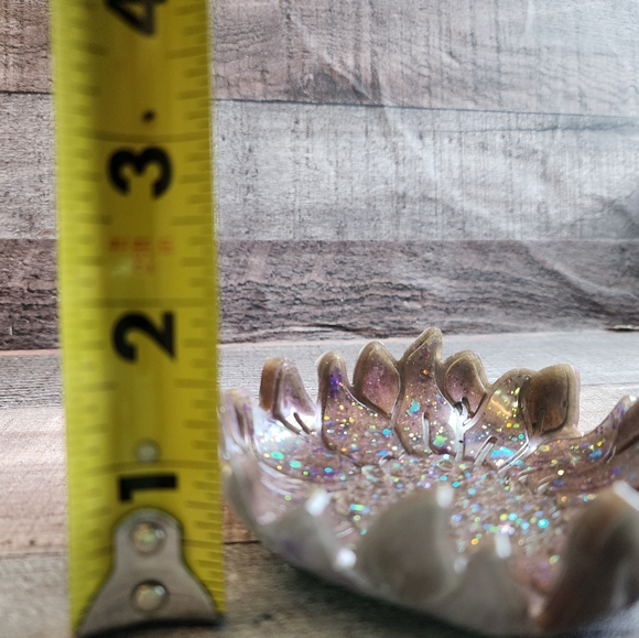 Purple sunflower trinket dish - Picture 10 of 14